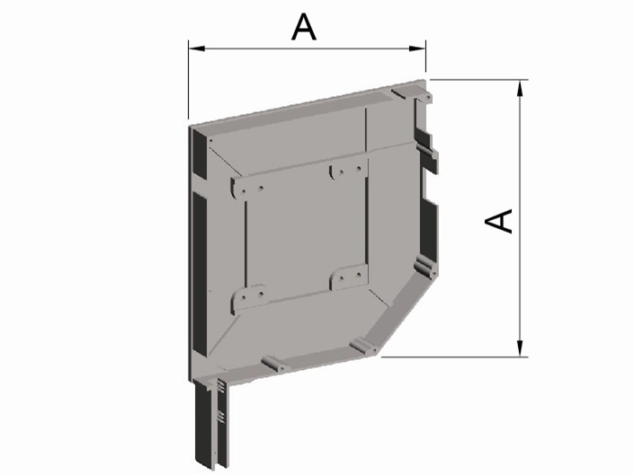 Aluminum End Cap, Motorized/Roller Shutter Accessory